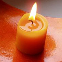 Orange Candle